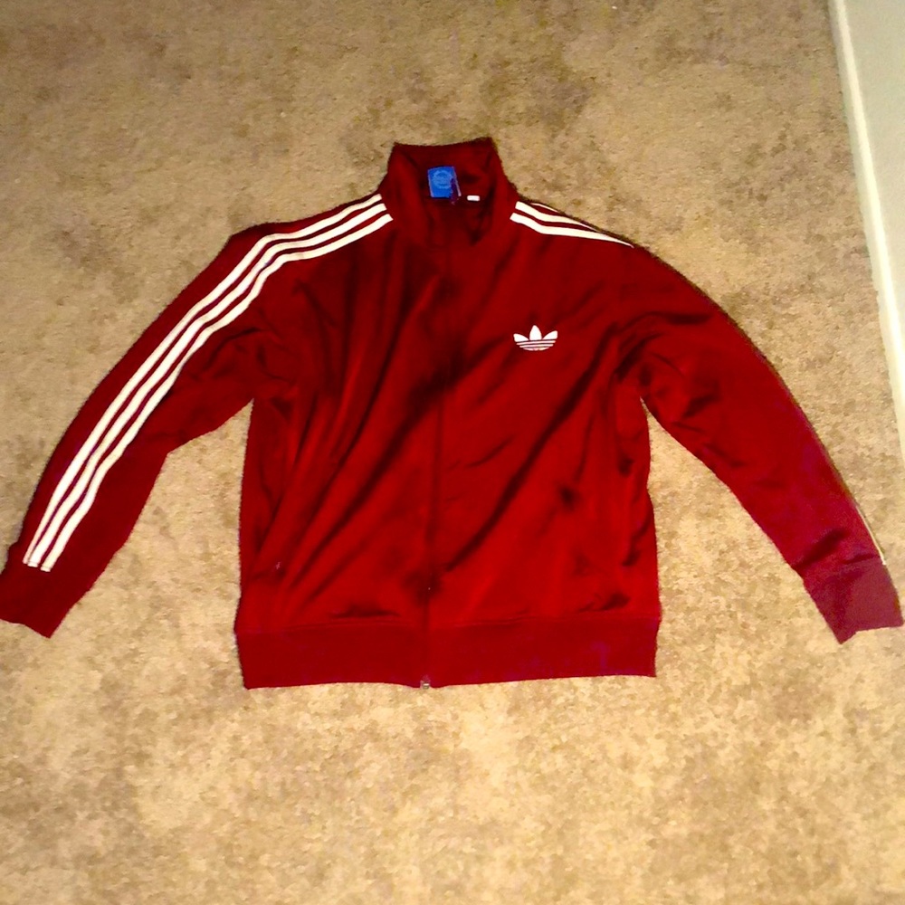 Addias track turtle neck jacket